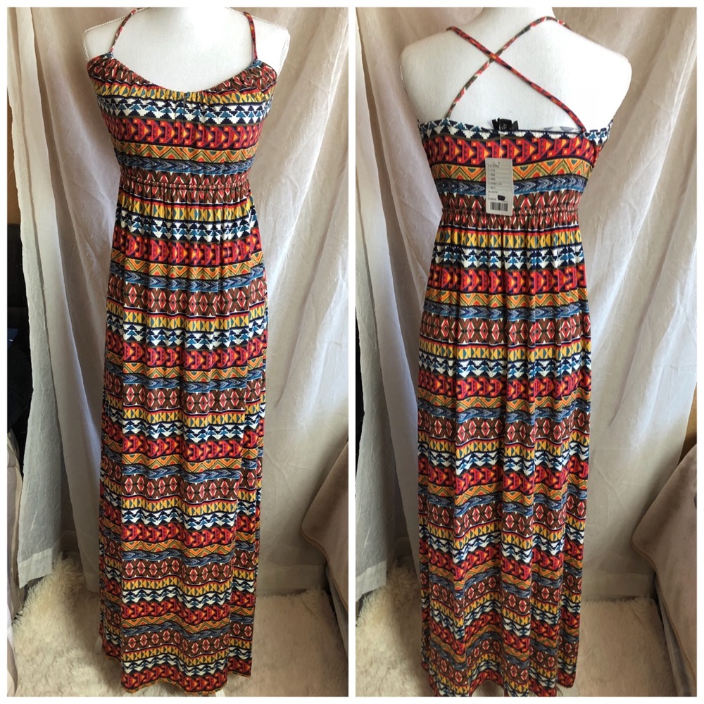 Delletta shapeshifter maxi dress {Anthropologie}